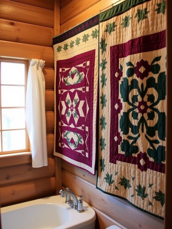 decorative fabric art pieces
