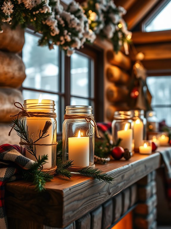 decorative glass candle holders