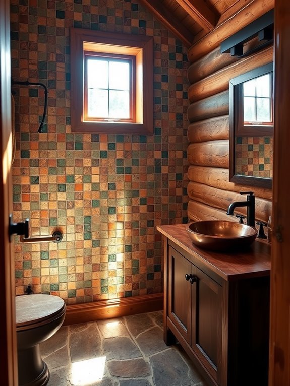 decorative mosaic tile accents