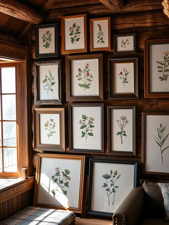 decorative nature inspired wall art