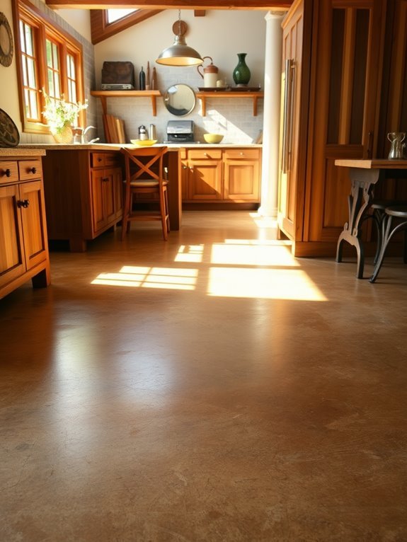 decorative stained concrete surfaces