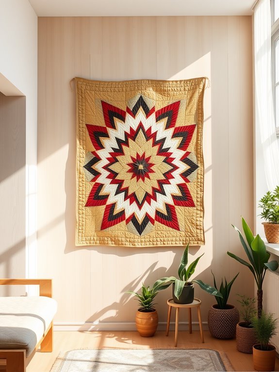 decorative textile wall art