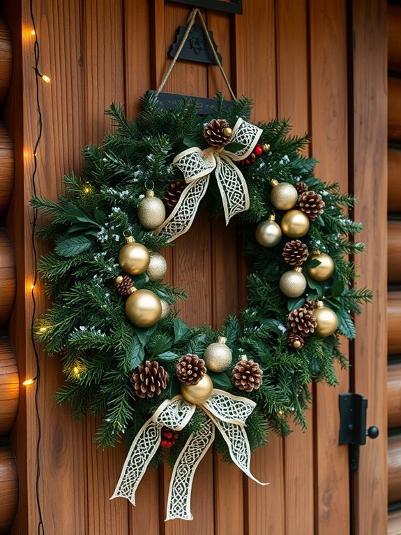 decorative vintage wreath ornament
