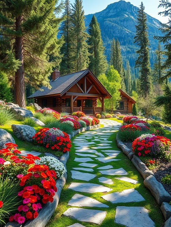 defined floral border design