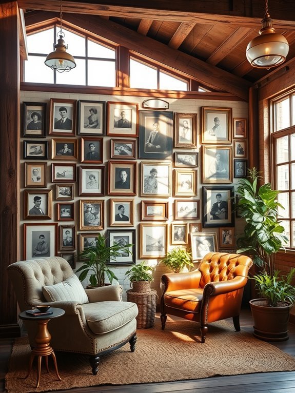 diverse art display arrangement