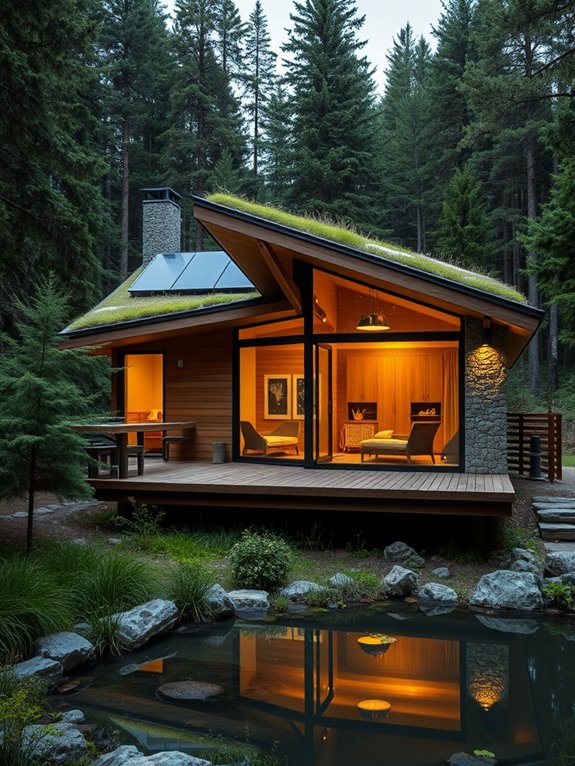 eco friendly cabin accommodations