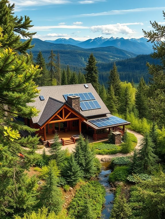 eco friendly mountain retreat