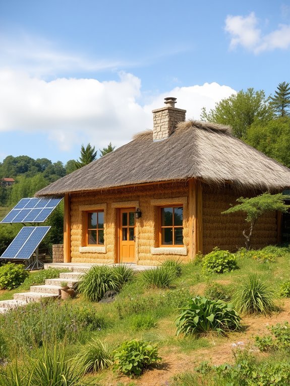 eco friendly strawbale construction