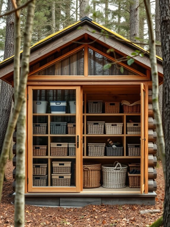 efficient temporary item organization
