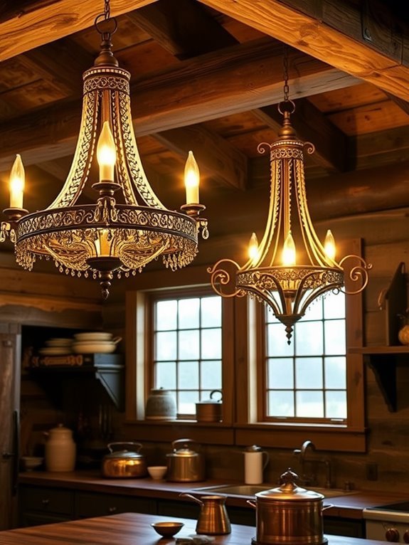 elegant antique ceiling lights