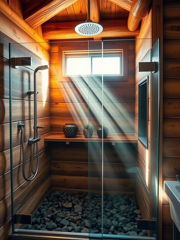 elegant bathroom design feature