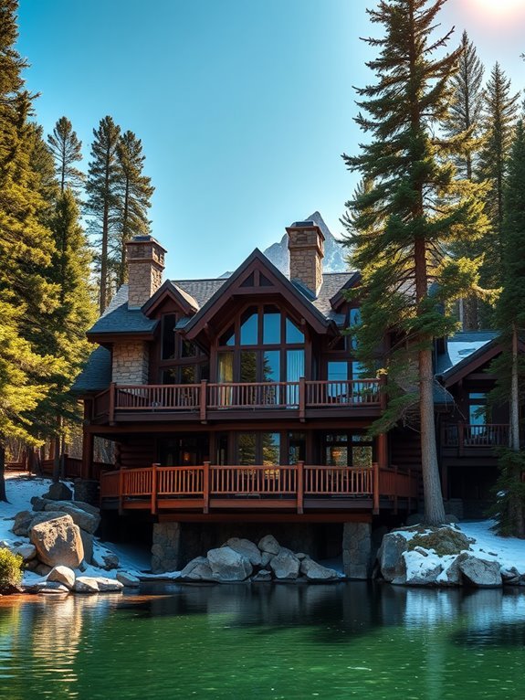 elegant forest retreat escape