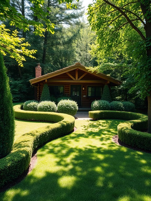 elegant garden edge design