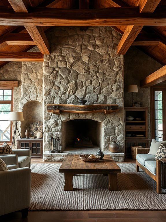 elegant natural stone features