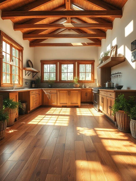elegant natural wood flooring