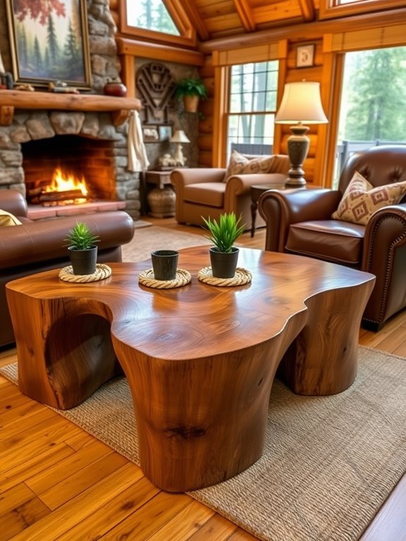 elegant natural wood furniture