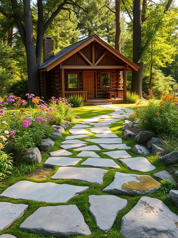 elegant outdoor walking surfaces
