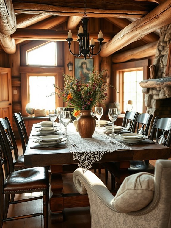 elegant retro dining pieces