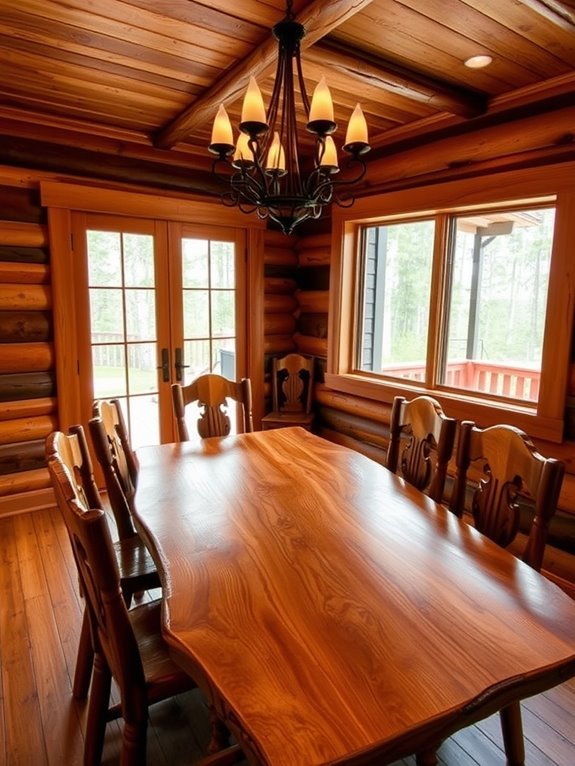 elegant rustic wooden furniture