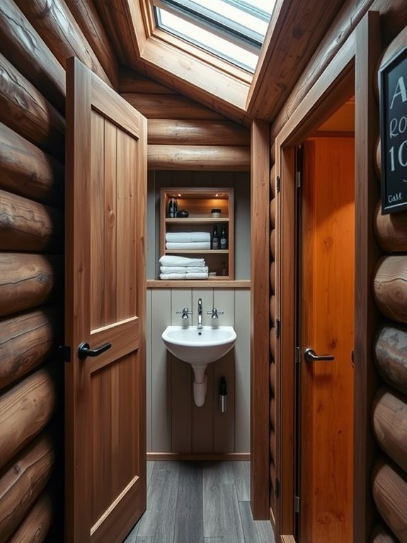 elegant space saving entrance