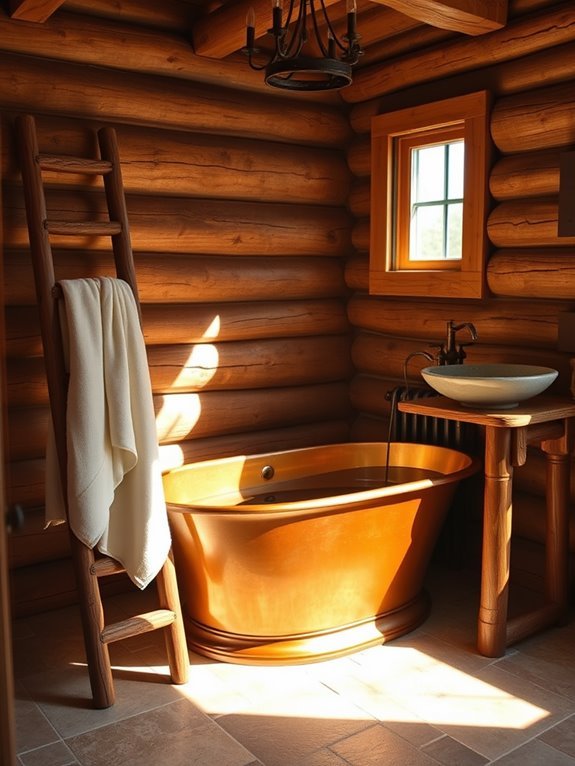 elegant standalone bathing experience