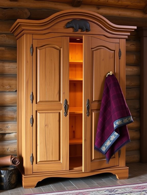 elegant vintage storage cabinets