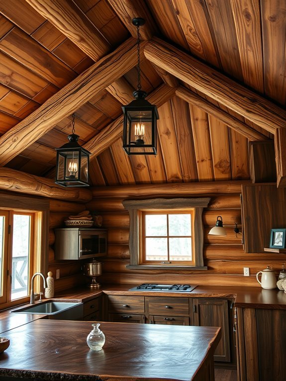 elegant wooden ceiling design