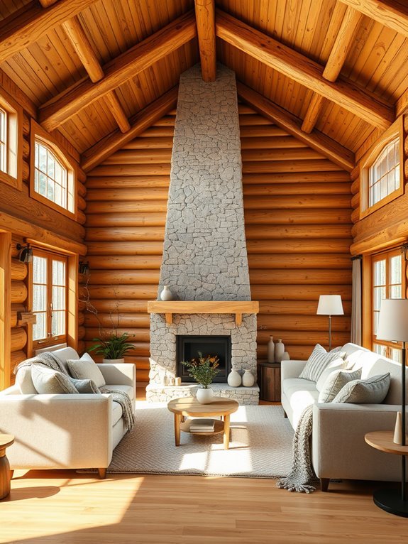 elegant wooden design features