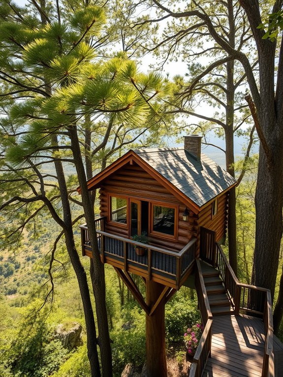 elevated homes amidst nature