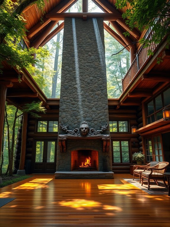 enchanting forest inspired residence