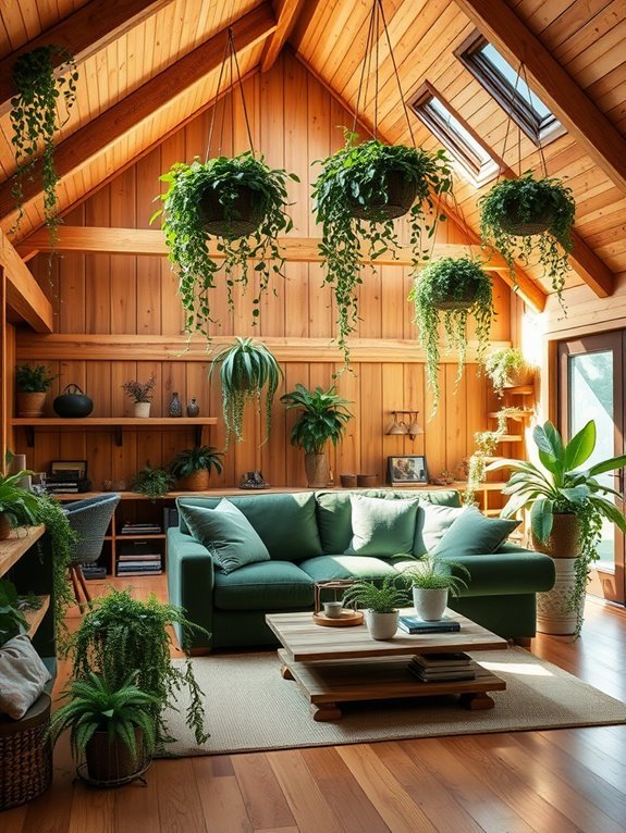 enhance spaces with plants