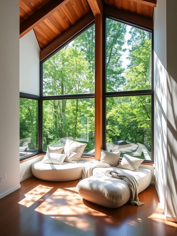 expansive views through glass