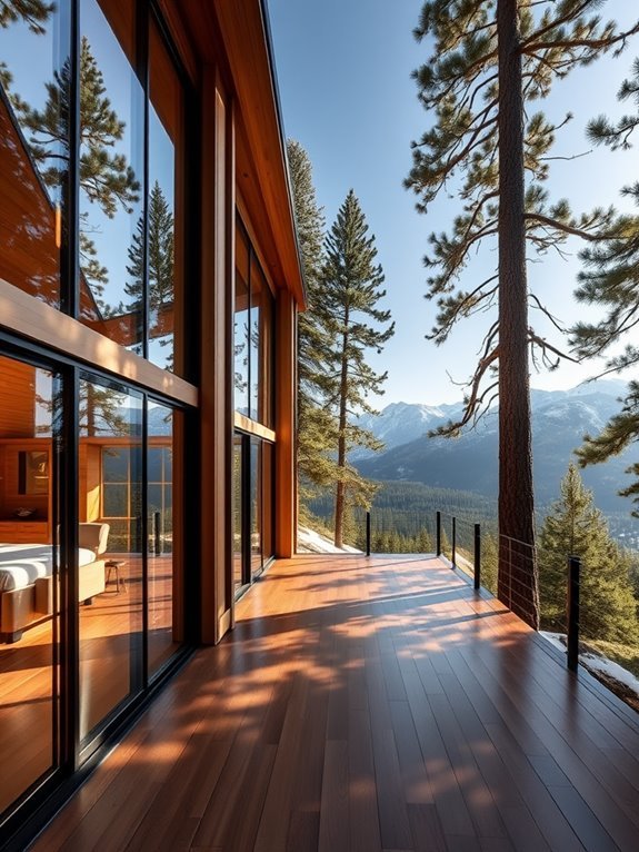 expansive views through windows