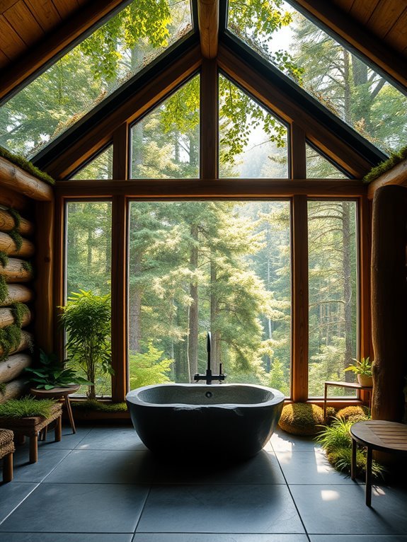 expansive views through windows
