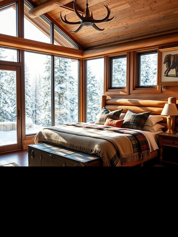 expansive windows for scenery