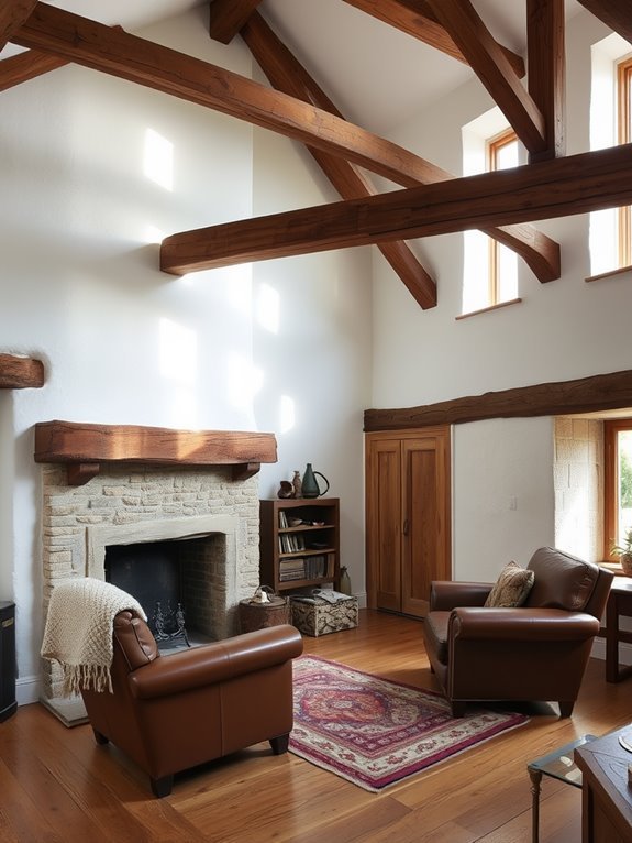 exposed structural ceiling design