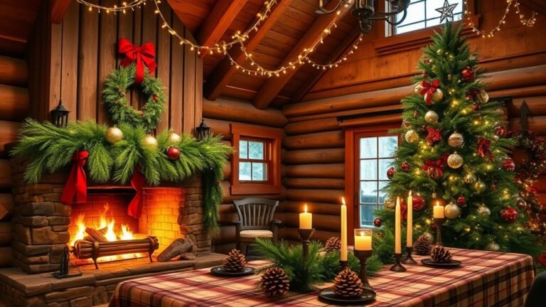 festive cabin party decorations