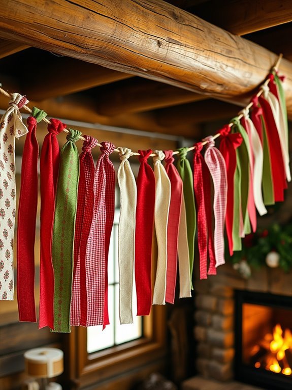 festive fabric banner craft