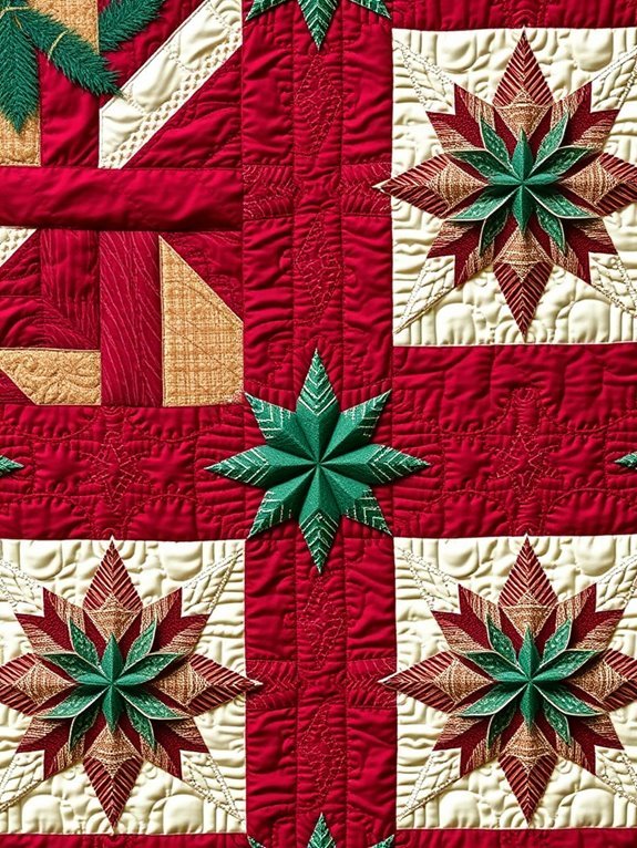 festive quilt design pattern