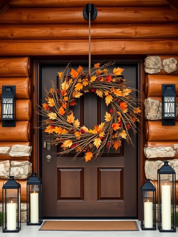 festive seasonal door decorations