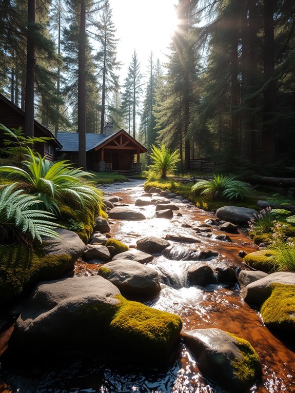 flowing natural water feature