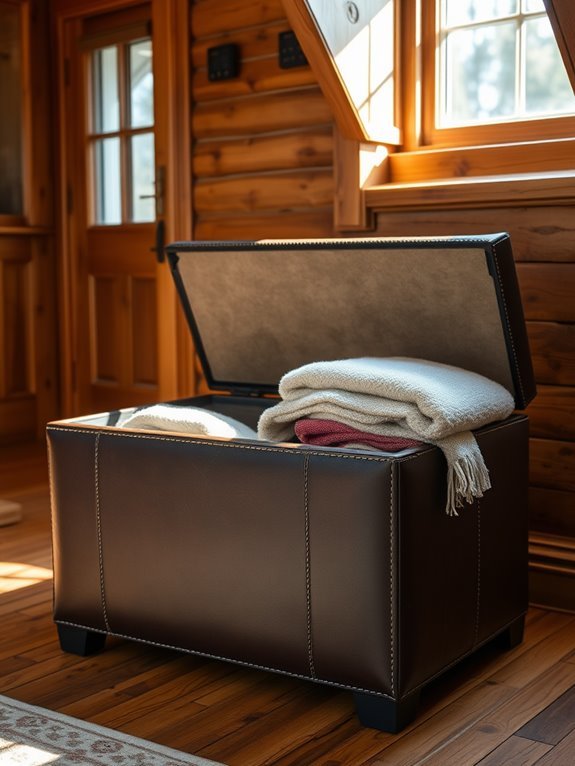 functional seating with storage