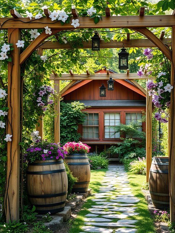 garden support structures design