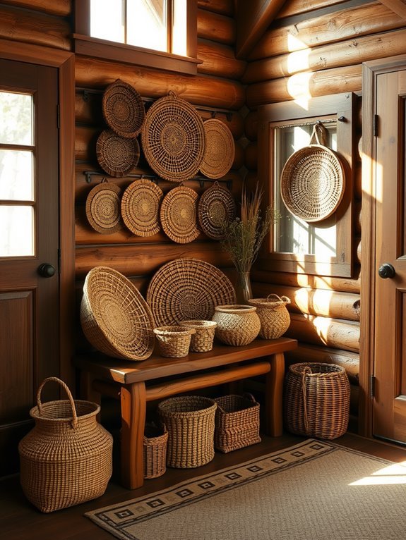 handcrafted natural fiber containers