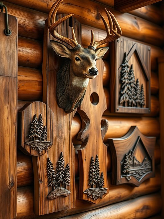 handcrafted natural timber decor