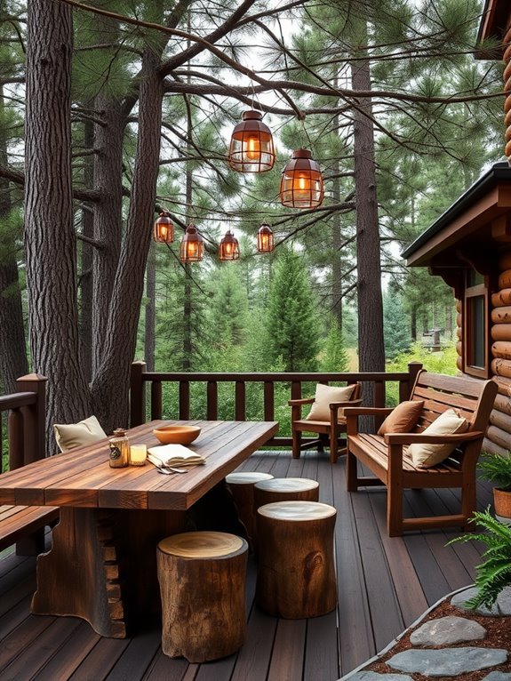 handcrafted natural wood decor