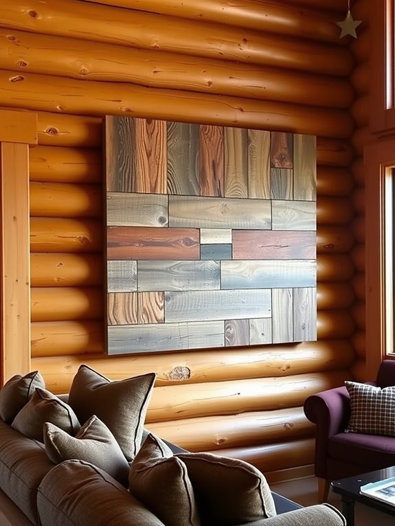 handcrafted wooden wall d cor