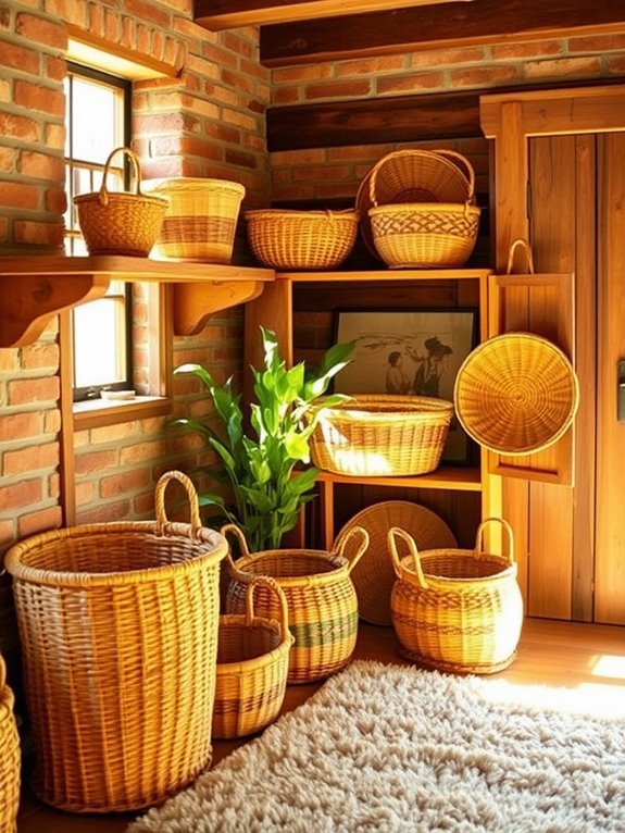 handcrafted woven storage solutions