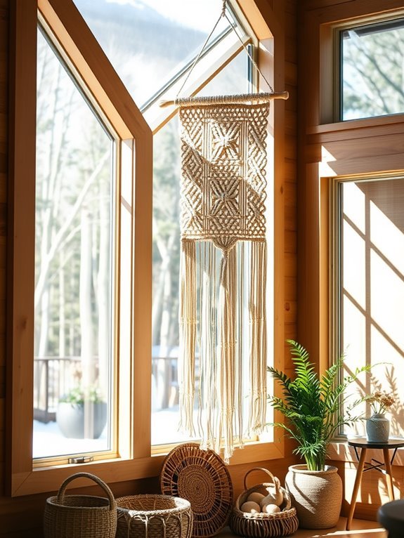 handmade decorative fiber art