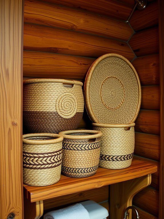 handmade woven storage solutions